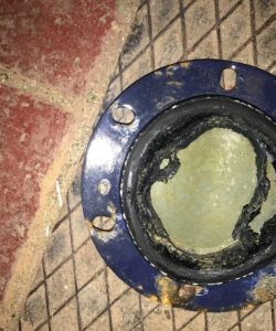 Water Heater Inspection Plate and Gasket